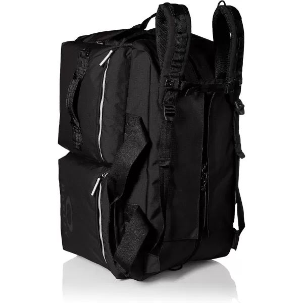 imageOakley Utility Big Duffle Bag  Backpack with Zippered Pockets and Shoulder StrapBlackout