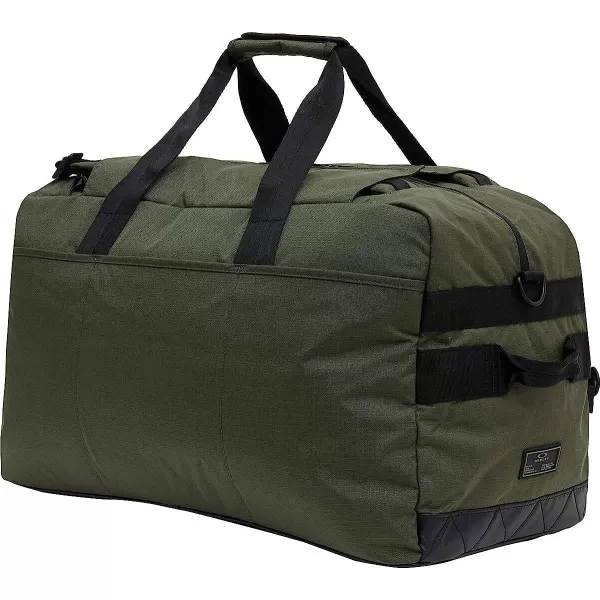 imageOakley Utility Big Duffle Bag  Backpack with Zippered Pockets and Shoulder StrapNew Dark Brush