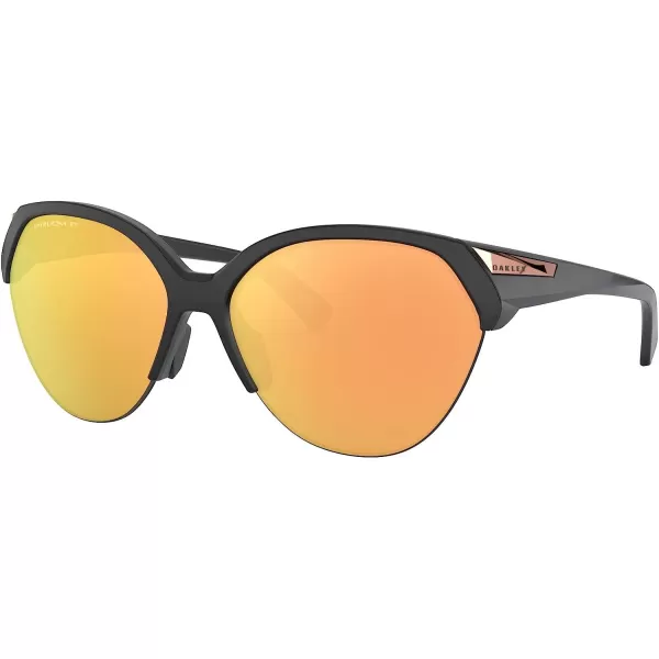 imageOakley Woman Sunglasses Matte Black Frame Prizm Rose Gold Polarized Lenses 65MMMatte BlackPrizm Rose Gold Polarized
