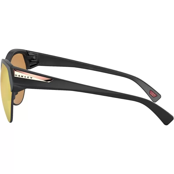 imageOakley Woman Sunglasses Matte Black Frame Prizm Rose Gold Polarized Lenses 65MMMatte BlackPrizm Rose Gold Polarized