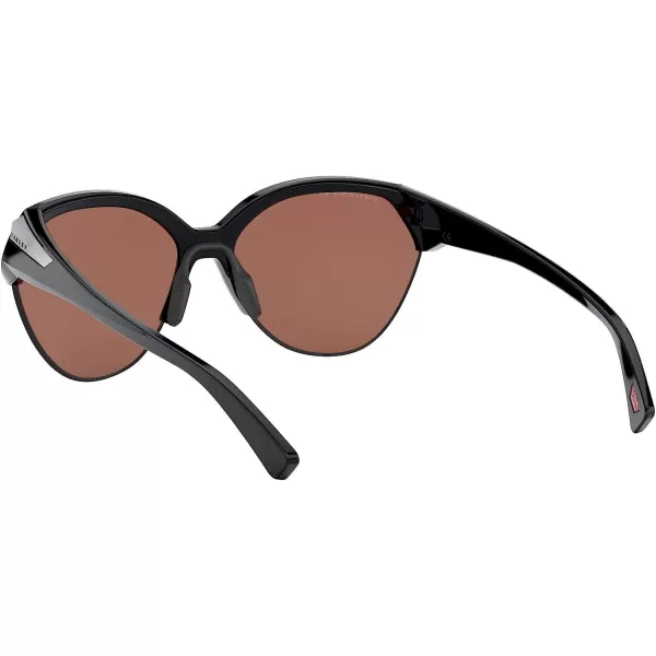 imageOakley Woman Sunglasses Matte Black Frame Prizm Rose Gold Polarized Lenses 65MMPolished BlackPrizm Deep Water Polarized