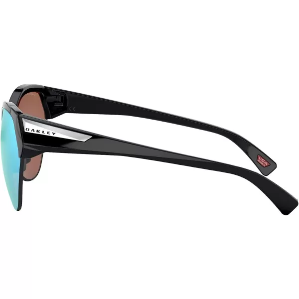 imageOakley Woman Sunglasses Matte Black Frame Prizm Rose Gold Polarized Lenses 65MMPolished BlackPrizm Deep Water Polarized