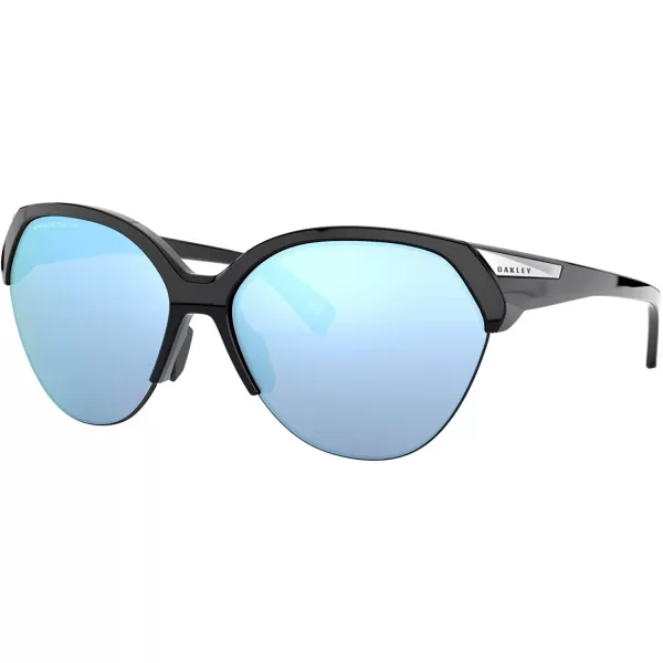 imageOakley Woman Sunglasses Matte Black Frame Prizm Rose Gold Polarized Lenses 65MMPolished BlackPrizm Deep Water Polarized