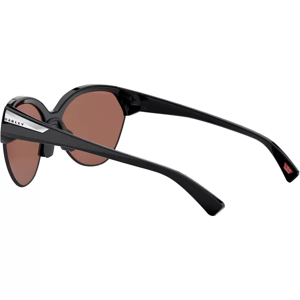 imageOakley Woman Sunglasses Matte Black Frame Prizm Rose Gold Polarized Lenses 65MMPolished BlackPrizm Deep Water Polarized