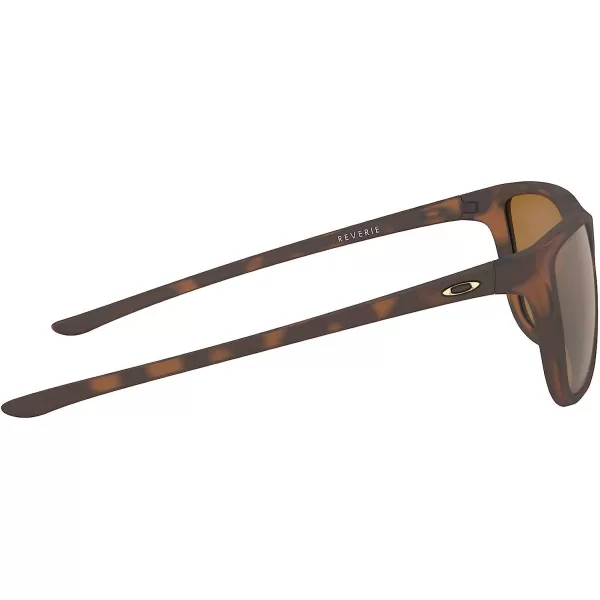 imageOakley Womens 0oo9362 Reverie Rectangular SunglassesMatte Brown TortoiseTungsten Iridium Polarized