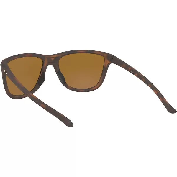 imageOakley Womens 0oo9362 Reverie Rectangular SunglassesMatte Brown TortoiseTungsten Iridium Polarized