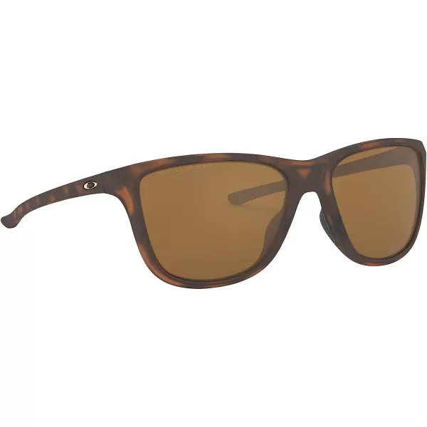 imageOakley Womens 0oo9362 Reverie Rectangular SunglassesMatte Brown TortoiseTungsten Iridium Polarized