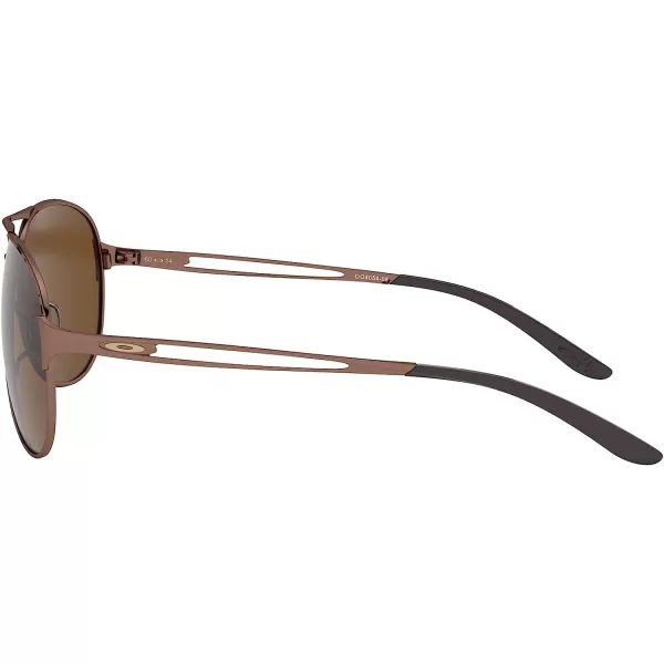 imageOakley Womens Oo4054 Caveat Aviator SunglassesBrunetteBronze Polarized