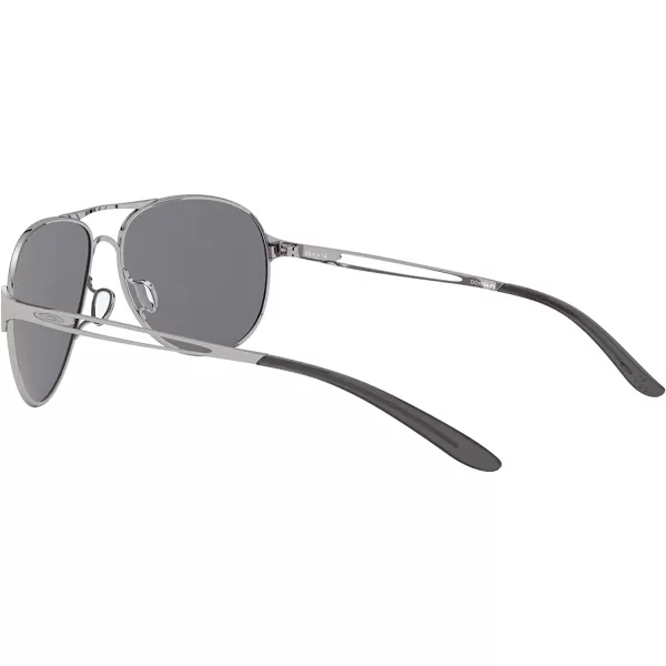 imageOakley Womens Oo4054 Caveat Aviator SunglassesPolished ChromeGrey