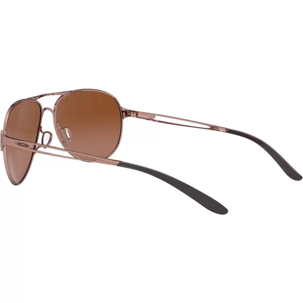 imageOakley Womens Oo4054 Caveat Aviator SunglassesRose GoldVr50 Brown Gradient