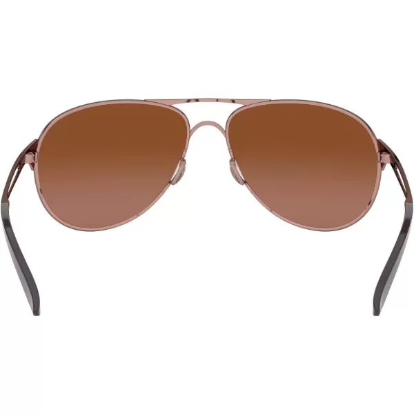 imageOakley Womens Oo4054 Caveat Aviator SunglassesRose GoldVr50 Brown Gradient