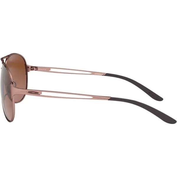 imageOakley Womens Oo4054 Caveat Aviator SunglassesRose GoldVr50 Brown Gradient