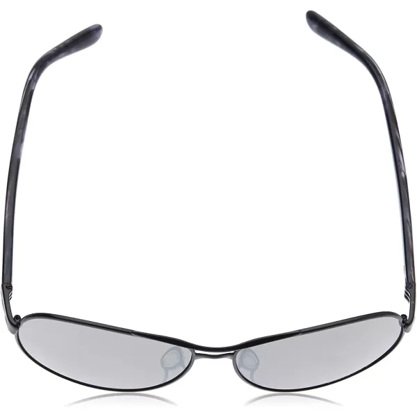imageOakley Womens Oo4079 Feedback Aviator SunglassesPolished BlackPrizm Black Polarized