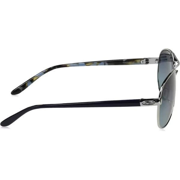 imageOakley Womens Oo4079 Feedback Aviator SunglassesPolished ChromePrizm Grey Gradient