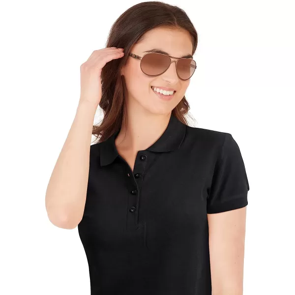 imageOakley Womens Oo4079 Feedback Aviator SunglassesRose GoldVr50 Brown Gradient