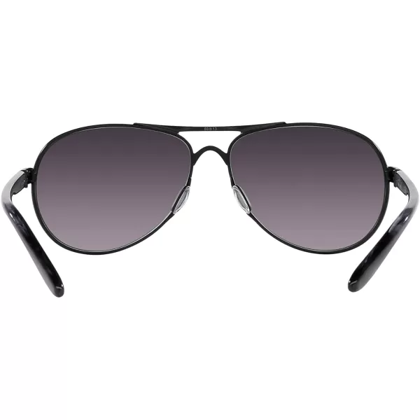 imageOakley Womens Oo4079 Feedback Aviator SunglassesSatin BlackPrizm Grey Gradient