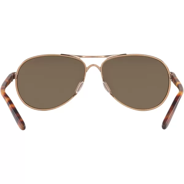 imageOakley Womens Oo4079 Feedback Aviator SunglassesSatin Rose GoldPrizm Rose Gold