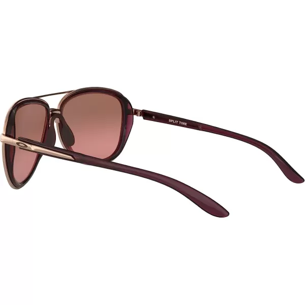 imageOakley Womens Oo4129 Split Time Aviator SunglassesCrystal RaspberryG40 Black Gradient