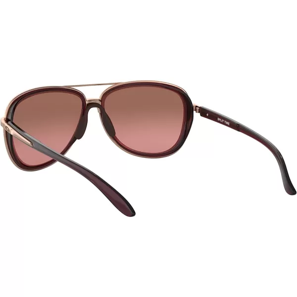 imageOakley Womens Oo4129 Split Time Aviator SunglassesCrystal RaspberryG40 Black Gradient