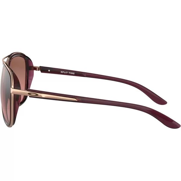 imageOakley Womens Oo4129 Split Time Aviator SunglassesCrystal RaspberryG40 Black Gradient