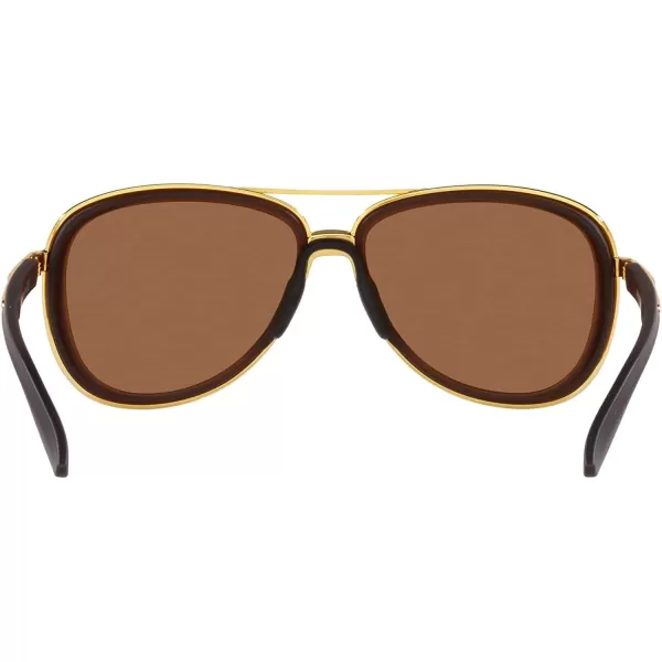 imageOakley Womens Oo4129 Split Time Aviator SunglassesMatte RootbeerPrizm Tungsten Polarized