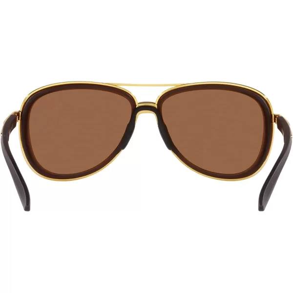 imageOakley Womens Oo4129 Split Time Aviator SunglassesMatte RootbeerPrizm Tungsten Polarized