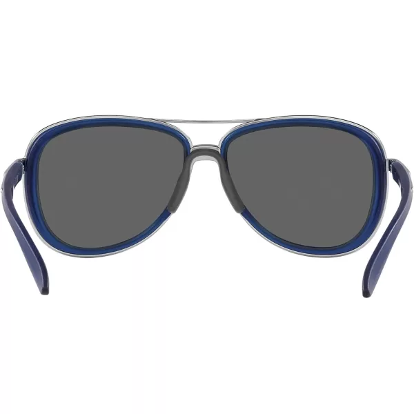 imageOakley Womens Oo4129 Split Time Aviator SunglassesMatte Transparent BluePrizm Black