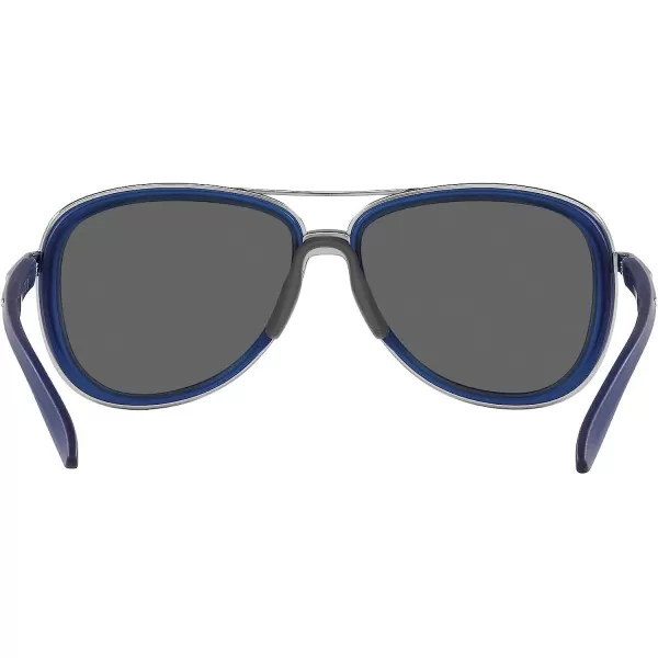 imageOakley Womens Oo4129 Split Time Aviator SunglassesMatte Transparent BluePrizm Black