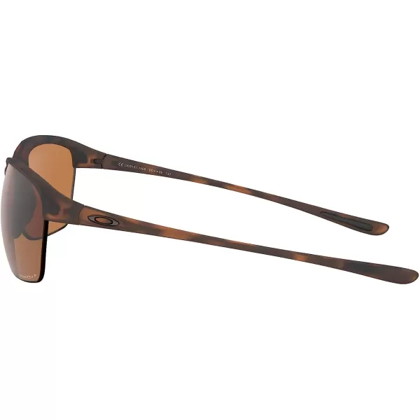 imageOakley Womens Oo9191 Unstoppable Rectangular SunglassesMatte Brown TortoisePrizm Tungsten Polarized