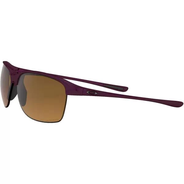 imageOakley Womens Oo9191 Unstoppable Rectangular SunglassesRaspberry SpritzerBrown Gradient Polarized