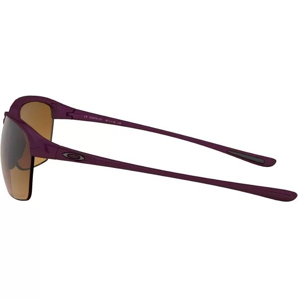 imageOakley Womens Oo9191 Unstoppable Rectangular SunglassesRaspberry SpritzerBrown Gradient Polarized