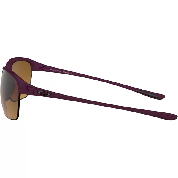 imageOakley Womens Oo9191 Unstoppable Rectangular SunglassesRaspberry SpritzerBrown Gradient Polarized