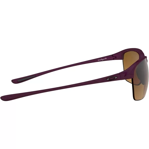 imageOakley Womens Oo9191 Unstoppable Rectangular SunglassesRaspberry SpritzerBrown Gradient Polarized