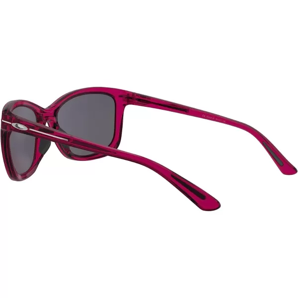 imageOakley Womens Oo9232 Dropin Cat Eye SunglassesCrystal Raspberry RoseBlack Iridium
