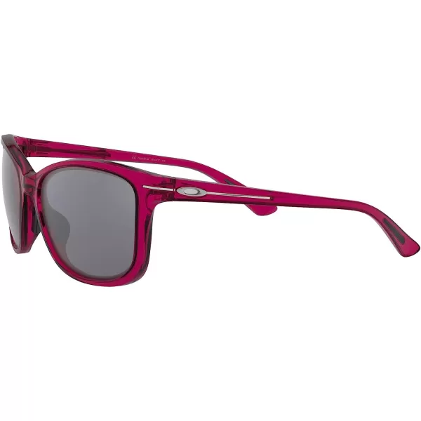 imageOakley Womens Oo9232 Dropin Cat Eye SunglassesCrystal Raspberry RoseBlack Iridium