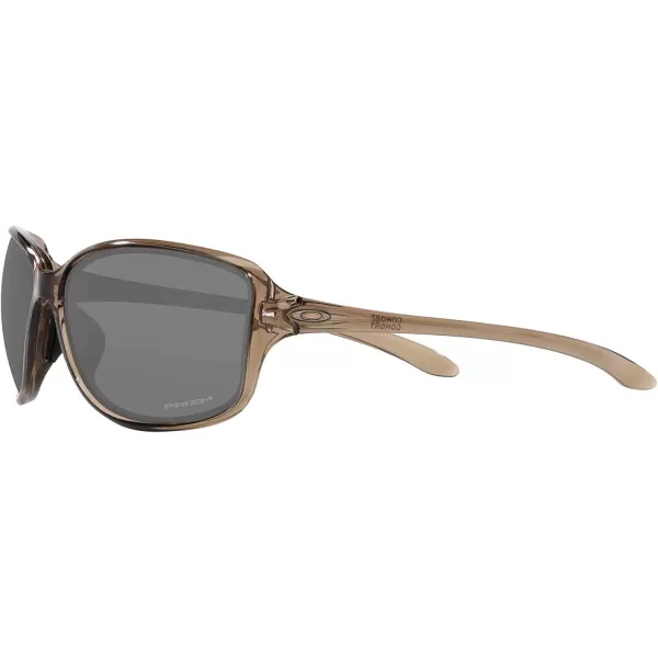 imageOakley Womens Oo9301 Cohort Rectangular SunglassesBrown SmokePrizm Black