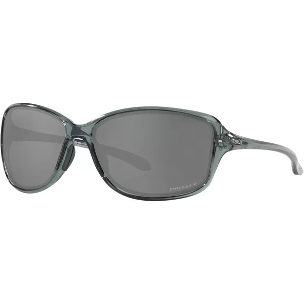 imageOakley Womens Oo9301 Cohort Rectangular SunglassesCrystal BlackPrizm Black Polarized
