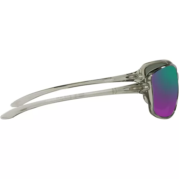 imageOakley Womens Oo9301 Cohort Rectangular SunglassesGrey InkPrizm Jade Polarized