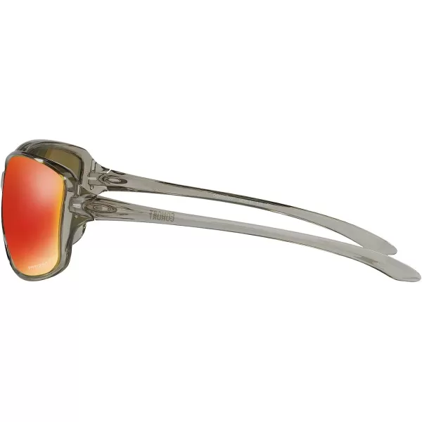 imageOakley Womens Oo9301 Cohort Rectangular SunglassesGrey InkPrizm Ruby Polarized