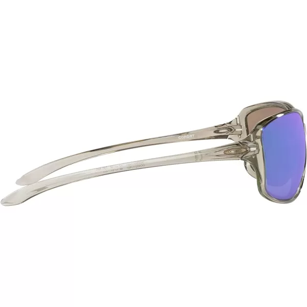 imageOakley Womens Oo9301 Cohort Rectangular SunglassesGrey InkPrizm Sapphire Polarized
