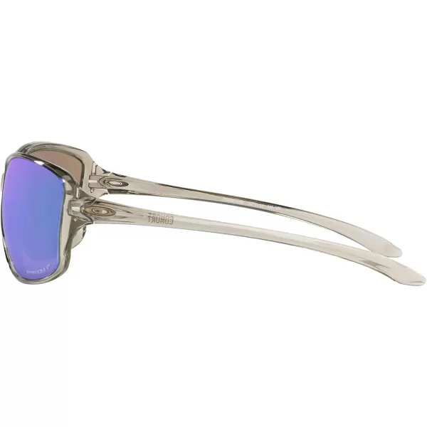 imageOakley Womens Oo9301 Cohort Rectangular SunglassesGrey InkPrizm Sapphire Polarized