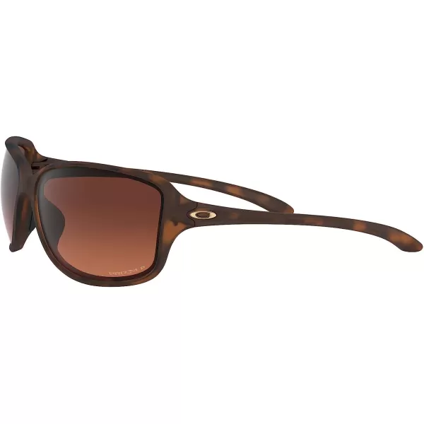 imageOakley Womens Oo9301 Cohort Rectangular SunglassesMatte Brown TortoisePrizm Brown Gradient Polarized