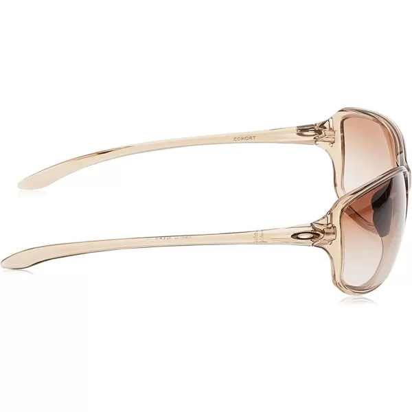imageOakley Womens Oo9301 Cohort Rectangular SunglassesSepiaDark Brown Gradient