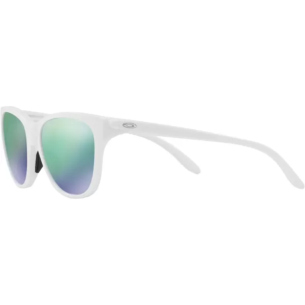 imageOakley Womens Oo9357 Hold Out Cat Eye SunglassesPolished WhiteJade Iridium