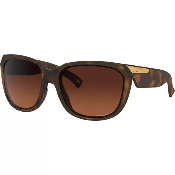imageOakley Womens Oo9432 Rev Up Square SunglassesMatte Brown TortoisePrizm Brown Gradient