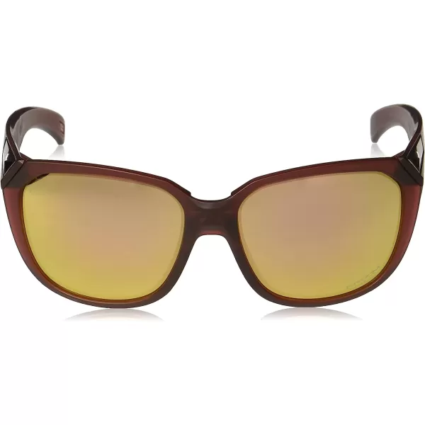 imageOakley Womens Oo9432 Rev Up Square SunglassesMatte Translucent VampirellaPrizm Rose Gold