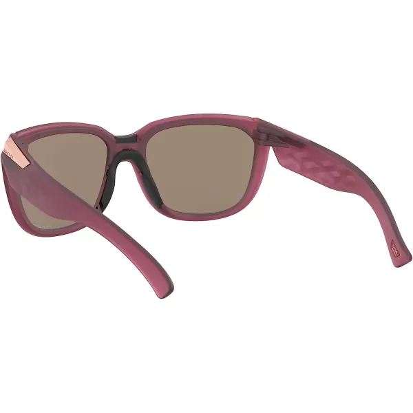 imageOakley Womens Oo9432 Rev Up Square SunglassesMatte Translucent VampirellaPrizm Rose Gold