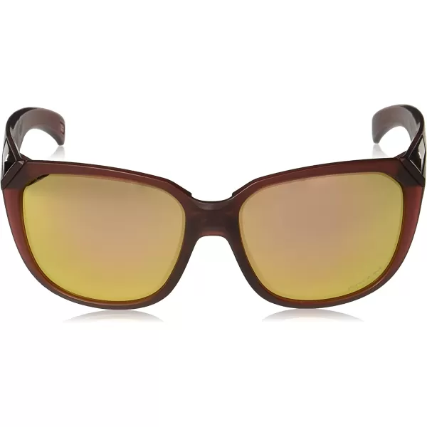 imageOakley Womens Oo9432 Rev Up Square SunglassesMatte Translucent VampirellaPrizm Rose Gold