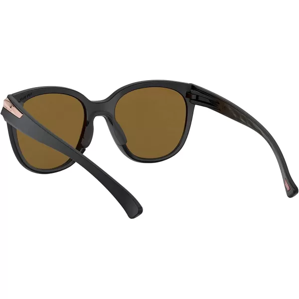 imageOakley Womens Oo9433 Low Key Round SunglassesMatte BlackPrizm Rose Gold Polarized