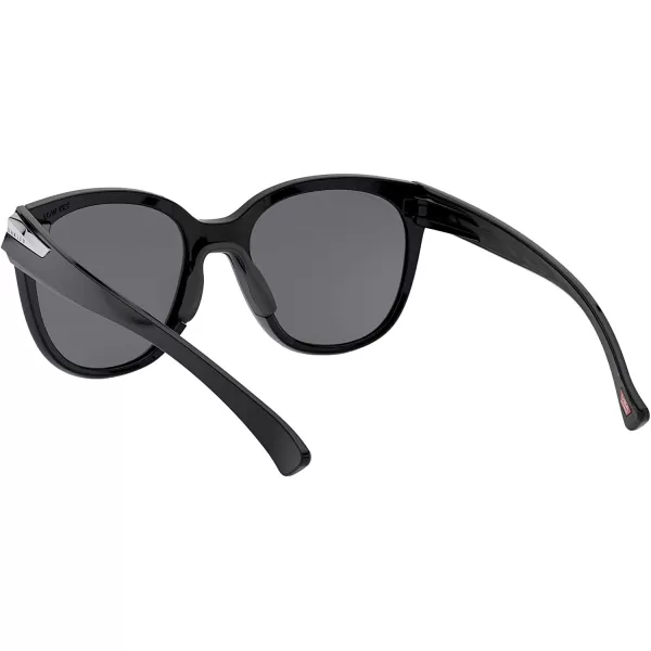 imageOakley Womens Oo9433 Low Key Round SunglassesPolished BlackPrizm Black Polarized